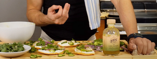 AGUACHILE TOSTADAS X LIMEY BENDER